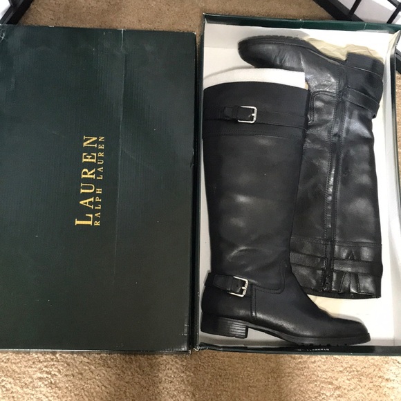LAUREN Ralph Lauren leather boots - Picture 2 of 3